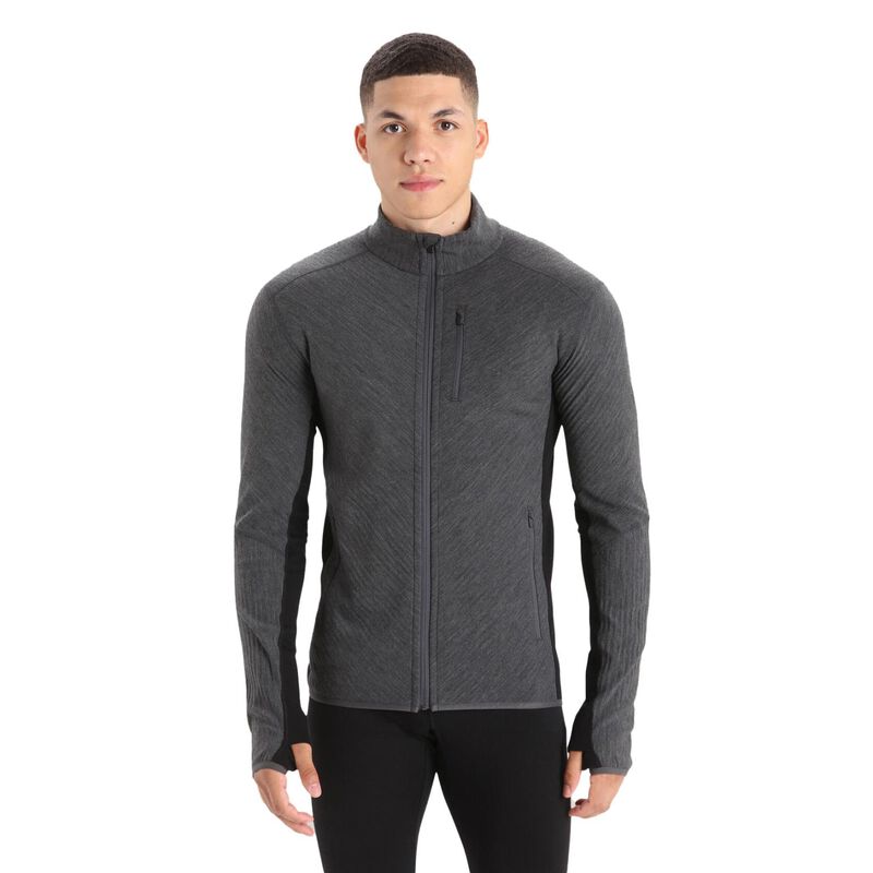 Icebreaker M Merino Descender LS Zip image number 0
